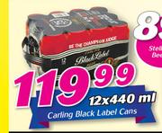 Carling Black Label Cans-12x440ml