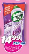Handy Andy Refill-750ml Pouch Each