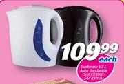 Sunbeam 1.7Ltr Auto Jug Kettle SAK100BKB/ SAK100WA-Each