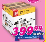 1Hart J7 10 Piece Polished Pot Set