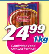 Cambridge Food Smoked Viennas-1Kg