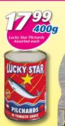 Lucky Star Pilchards Assorted-400g