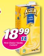 First Choice Vanilla Custard-1Ltr