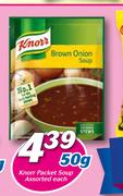 Knorr Packet Soup Assorted-50g Each