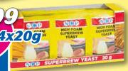 Superbrew Yellow Instant Yeast-6 x 20g