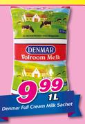 Denmar Full Cream Milk Sachet-1Ltr