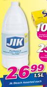 Jik Bleach Assorted-1.5Ltr Each