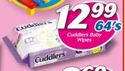 Cuddlers Baby Wipes-64's