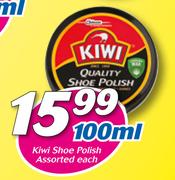 Kiwi Shoe Polish Assorted-100ml Each