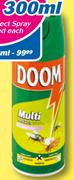 Doom Insect Spray Assorted-300ml Each