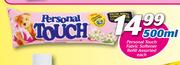 Personal Touch Fabric Softener Refill Assorted-500ml Each
