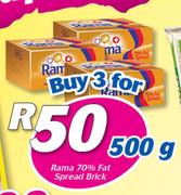 Rama 70% Fat Spread Brick-3 x 500g