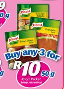 Knorr Packet Soup Assorted-3 x 50g
