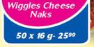 Wiggles Cheese Naks-50 x 16g