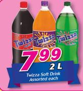 Twizza Soft Drink Assorted-2Ltr Each