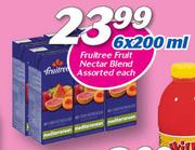 Fruitree Fruit Nectar Blend Assorted-6 x 200ml Each