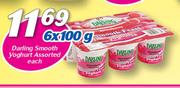 Darling Smooth Yoghurt Assorted-6 x 100g Each
