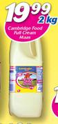 Cambridge Food Full Cream Maas-2Kg