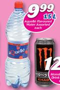 Aquelle Flavoured Water Assorted-1.5Ltr Each