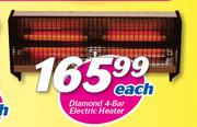 Diamond 4 Bar Electric Heater-Each