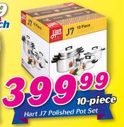 Hart J7 Polished 10 Piece Pot Set