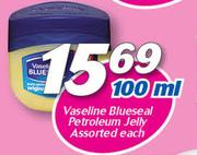 Vaseline Blueseal Petroleum Jelly Assorted-100ml Each