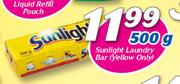 Sunlight Laundry Bar (Yellow Only)-500g