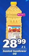 Sunfoil Sunflower Oil-2L