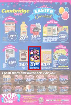 Cambridge Food Free State & Kimberley : Easter Carnival (11 Apr - 23 Apr 2019), page 1