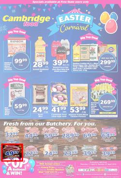 Cambridge Food Free State & Kimberley : Easter Carnival (11 Apr - 23 Apr 2019), page 1