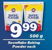Snowflake Baking Powder-500g Each