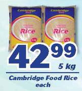 Cambridge Food Rice-5Kg Each