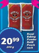 Royal Baking Powder Refill Pouch-200g Each