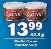 Nestle Cocoa Powder-62.5g Each