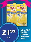 Ultra Mel Vanilla Custard-1L Each