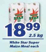 White Star Super Maize Meal-2.5Kg Each