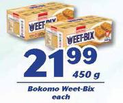 Bokomo Weet Bix-450g Each