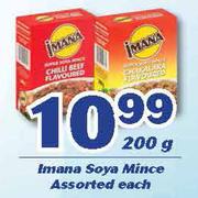 Imana Soya Mince-200g Each