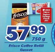 Frisco Coffee Refill Gusset-750g