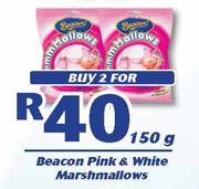 Beacon Pink & White Marshmallows-2X150g