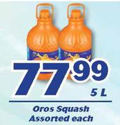 Oros Squash-5L Each