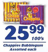 Chappies Bubblegum-100's Each