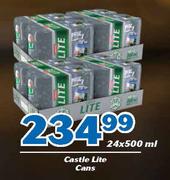Castle Lite Cans-24X500ml