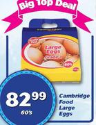 Cambridge Food Large Eggs-60's