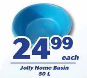 Jolly 50L Home Basin-Each