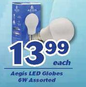 Aegis 6W LED Globes-Each