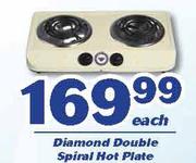 Diamond Double Spiral Hot Plate-Each