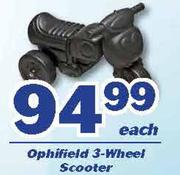 Ophifield 3-Wheel Scooter-Each