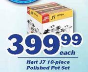Hart J7 10 Piece Polished Pot Set-Each