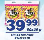 Simba Nik Naks Baier-50X20g Each